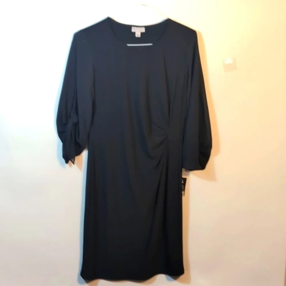 NWT Dress Barn Black Sheath Dress Size Large | Cocktail Work Basic